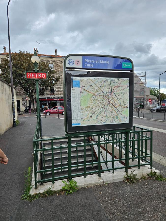 Studio 22M2 A Ivry/Seine-A 200 Metres De Paris. Proche Metro 7 Екстериор снимка